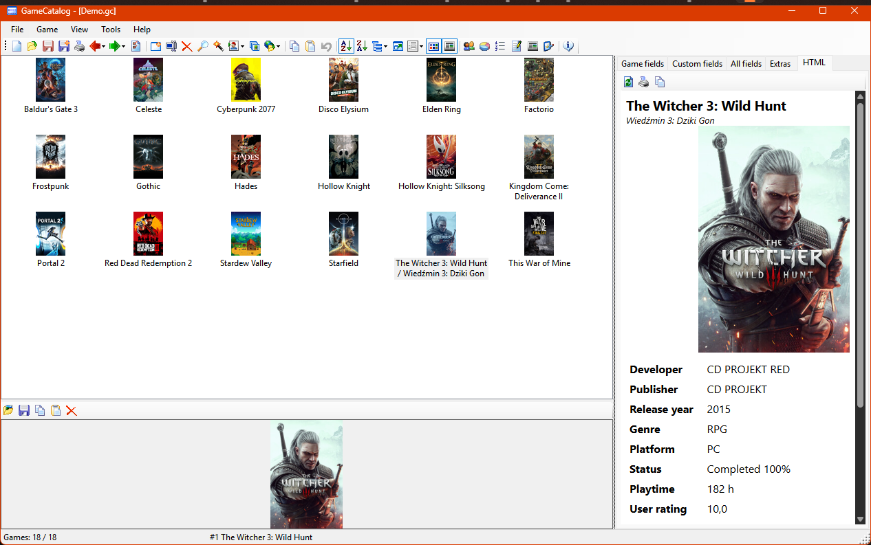 The collection shown as a grid of cover thumbnails.